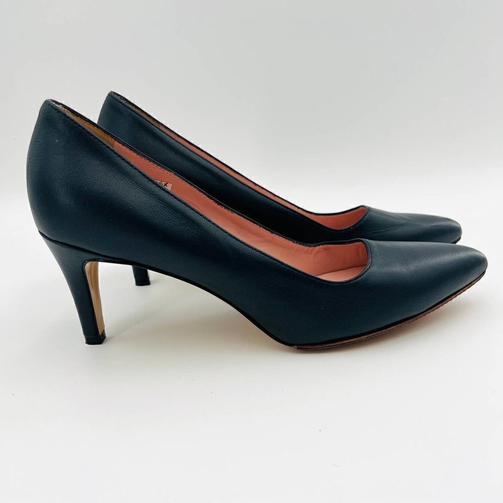 Gravitypope Eva 12 Pointy Toe Leather Blue Pump Size 39 — image 5 of 8